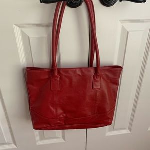 Red Leather Purse
